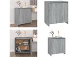 Vidaxl Credenza Grigio Sonoma 70X41X75 Cm Materiale A Base Di Legno - Credenza - Armadio - Armadio Da Cucina - Armadio Portaoggetti