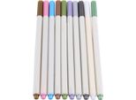10 Penne Metalliche, Colori Opachi, Per Album Fotografici, Scrapbooking E Creazione Di Cartoline