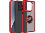 Avizar, Hulle Xiaomi 15 Anello Magnetico Traslucido, Rosso