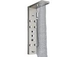 Pannello Doccia Termostatico, Triplo Comando, Design Contemporaneo, Nichel 1258