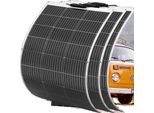 Pannello Solare 100W, Flessibile E Leggero, Alta Efficienza 24%, 100W 3Pcs