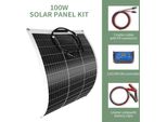 Kit Di Pannelli Solari Da 100W, Efficienza Del 24%, Design Flessibile, Kit Da 1 Pz 100W