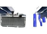 Radiatore In Alluminio Per Suzuki GT750, Struttura Resistente, Prestazioni Di Raffreddamento Migliorate, Blu
