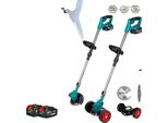 Tosaerba Elettrico Yofidra, Design A Batteria, Impugnatura Pieghevole, 2 Batterie Spina Eu, Eu