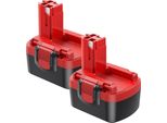 Batteria Per Elettroutensili Bosch, Capacità 4000Mah, Tecnologia Ni-Mh, 2 Batterie BAT038