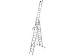 Doppelleiter Krause "Stabilo", Silber (Silberfarben), B:50Cm H:355Cm, Aluminium, Leitern