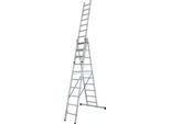 Doppelleiter Krause "Stabilo", Silber (Silberfarben), B:50Cm H:300Cm, Aluminium, Leitern