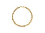 Armkette Firetti "Schmuck Geschenk Gold 375 Armschmuck Armband Goldarmband Bismarck" Gr. 19, Gold (Gelbgoldfarben), ArmbäNder, Damen, 19, Gelbgold 375, Armkette