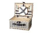 Cestino Da Picnic In Vimini Con Accessori, 28 X 18 Cm, Ariege