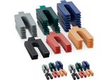 Distanziatori In Plastica Relaxdays, Set Di 144, Blocchetti Di Vetro In 6 Misure, Distanziatori 1-6 Mm, Vari Colori. Colori
