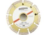 BrÜDer Mannesmann M 1245-125 BrÜDer Mannesmann Disco Da Taglio Diamantato, Segmentato, 125 Mm