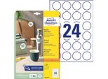 Avery Zweckform L3415-10 240 Avery Zweckform Etiketten L3415-10 Weiß 40,0 X 40,0 Mm