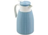Tazza Excellent Houseware, Vetro/Polipropilene Resistente Al Calore, 15X26,5 Cm, Blu
