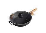 Padella Maysternya T303C3, Diametro Massimo 26 Cm, Ghisa/Alluminio Fuso, Adatta Ai Piani Cottura A Induzione, Con Coperchio