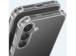 Akashi, Custodia Morbida In Silicone Per Samsung Galaxy S24 Con Angoli Rinforzati, Trasparente