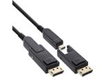 Cavo Inline® Displayport 1.4 Aoc, 8K4K, Spina Displayport Staccabile, 50 M