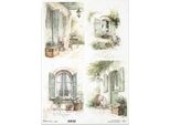 Carta Di Riso Per Decoupage Carta Artigianale Per Decoupage A3 ITD-1421L Persiane