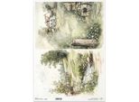 Carta Di Riso Per Decoupage Carta Artigianale Per Decoupage A3 ITD-1420L Viste Panoramiche