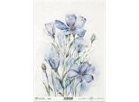 Itd Carta Di Riso Decoupage Tecnica Artigianale Tovagliolo Di Carta-R2469 Fiori Estivi