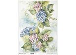Carta Di Riso Per Decoupage Carta Per Decoupage A3 ITD-1297L Ortensia