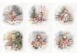 Set Di Carta Craft Per Scrapbooking Riso - Itd - RSM135 Bambole Sotto L'albero Di Natale