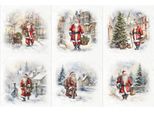 Set Di Carta Craft Per Scrapbooking Riso - Itd - RSM137 Babbo Natale