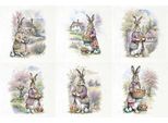 Set Di Carta Di Riso - Itd - RSM118 Coniglietto Di Pasqua Con Uova Di Pasqua