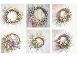 Set Di Carta Craft Per Scrapbooking Riso - Itd - RSM121 Ghirlanda, Fiori, Primavera