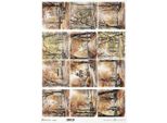 Carta Di Riso Per Decoupage A3 ITD-1137L Viste D'autunno, Piante, Autunno, Parco
