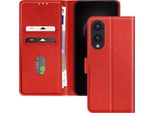 Avizar, Custodia Galaxy S25 Edge Flap Wallet Video, Rosso