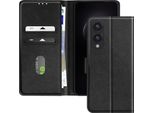 Avizar, Custodia Galaxy S25 Edge Flap Wallet Video, Nero
