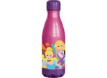 Stor Bottiglia Di Plastica Disney Rosa Per Bambine Principesse Cenerentola Jasmine Biancaneve Belle Ariel 560 Ml Con Tappo A Vite De