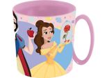 Tazza In Plastica Rosa Per Bambine Della Principessa Disney Jasmine Rapunzel, Biancaneve, Belle, Per Bambine, 350 Ml, Adatta Al Microonde