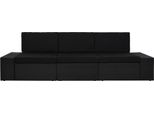 Syfax™ Divano Modulare A 3 Posti In Polyrattan Nero