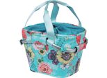 Basil Cestino Anteriore Bloom Field Blu Carry All