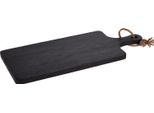 Tagliere In Legno Koopman, 50X25X2 Cm, Nero