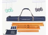 Ubergames - Prof. Ladder Golf - Spin Ladder Set - Verde/Grigio - Real Golf Bolas - In Borsa
