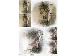 Carta Di Riso Per Decoupage A3 ITD-1107L Vintage Views