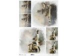 Carta Di Riso Per Decoupage A3 ITD-1105L Vintage Views