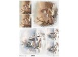 Carta Di Riso Per Decoupage A3 ITD-1109L Vintage Views