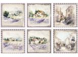 Itd Carta Di Riso Decoupage Set Carta Artigianale, Campi Di Lavanda, Città, Panorami RSM083