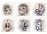 Itd Carta Di Riso Decoupage Set Carta Artigianale, Retrò, Foto, Ritratti RSM080