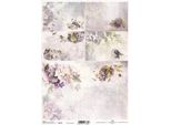 Itd Carta Di Riso Decoupage Tecnica Tovagliolo Di Carta Morbida, Fiori, Violette R2177