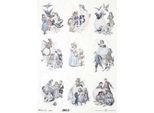 Itd Carta Di Riso Decoupage Carta Artigianale A3 Vintage Bambini, Divertimento, Pasqua 1003L