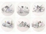 Itd Carta Di Riso Decoupage Set Carta Artigianale, Donne Angelo, Fate Con Conigli E Galline RSM068
