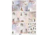 Itd Carta Di Riso Carta Per Decoupage A3 Coniglietto Di Pasqua 1010L