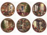 Itd Carta Di Riso Decoupage Set Carta Artigianale, Cornice Segni Vintage Inverno RSM060