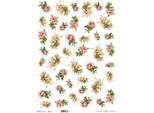 Itd Carta Di Riso Carta Da Decoupage A3 Fiori Rose 0300L