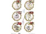 Itd Carta Di Riso Decoupage Carta Artigianale A3 Natale, Inverno, Immagini Invernali 0331L