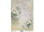 Itd Carta Di Riso Per Decoupage R2057 Nontiscordardime, Fiori Di Frutta